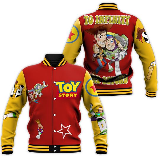 Toy Story Baseball Jacket, Toy Story Jacket, Baseball Jacket, Buzz Lightyear Jacket