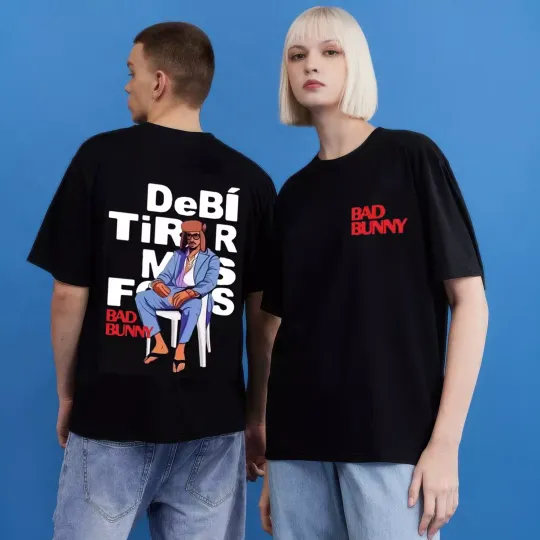 Bad Bunny T Shirt, Debi Tirar Mas Fotos T Shirts, Bad Bunny shirt for Fan Unisex