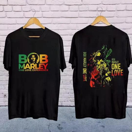 Bob Marley 2025 T Shirt, One Love Crewneck Unisex, Reggae, Gifts For Fan Shirt