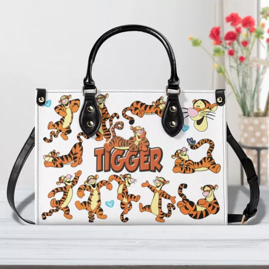 Tigger Winnie The Pooh Leather bag Handbag, Tigger Women Bags