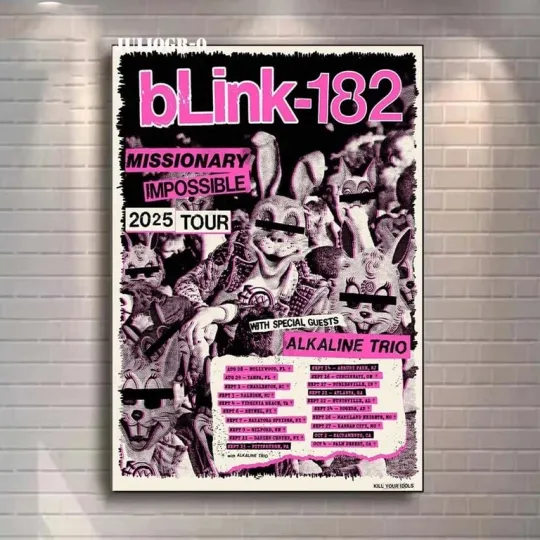 NEW!!! B182 Missionary Impossible Tour 2025 Poster