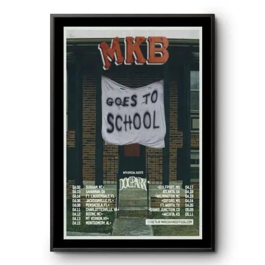 Marcus King Band Goes To School Tour 2025 Poster