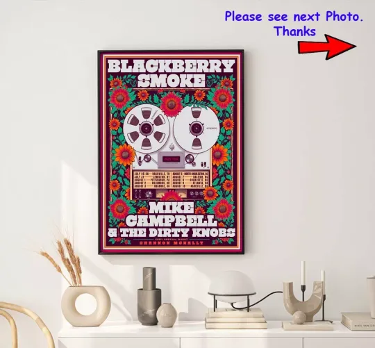 Blackberry Smoke Summer Tour 2025 Poster