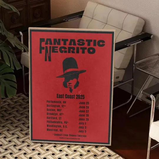Fantastic Negrito East Coast Tour 2025 Poster