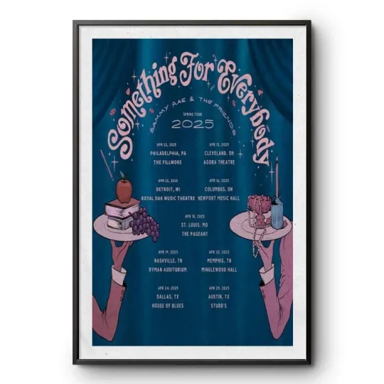 Sammy Rae & The Friends Spring Tour 2025 Poster