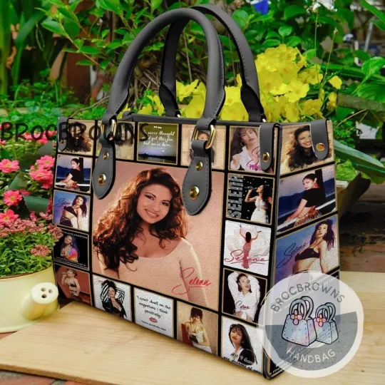 Selena Quintanilla Leather Handbag, Crossbody Bag, Shopping Bag