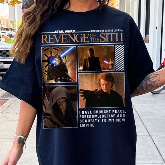 Revenge Of The Sith Anakin Skywalker Comfort T-Shirt, Starwars Episode III Revenge of The Sith Tee