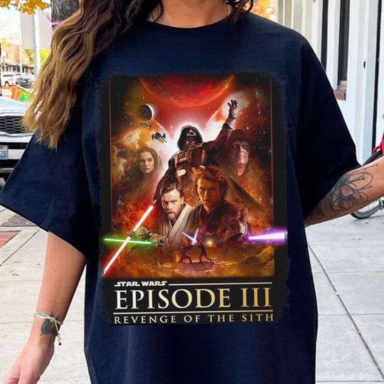 Star Wars Episode 3 Revenge Of The Sith Comfort T-Shirt, Starwars Episode III Revenge of The Sith Tee, Trending Unisex Tee 2025