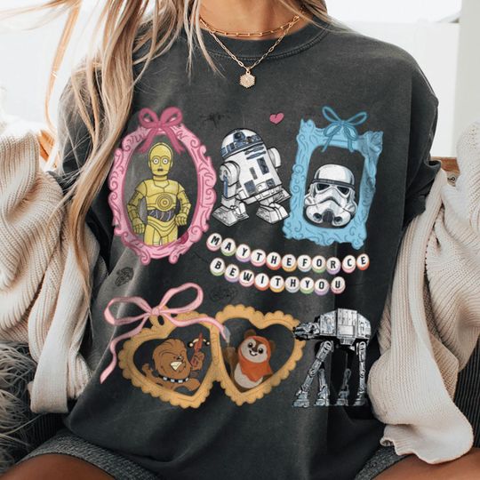 Star Wars Droid BB8 R2D2 Stormtrooper Ewok Endor Revenge Of The Sith T-Shirt, Trending Unisex Tee, Starwars Episode III Revenge of The Sith