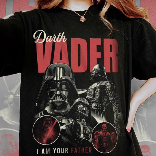 Darth Vader I Am Your Father Retro Comfort T-Shirt, Trending Unisex Tee, Starwars Episode III Revenge of The Sith Tee