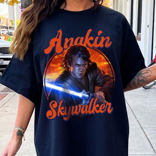 Skywalker Face With Lightsaber Comfort T-Shirt, Starwars Episode III Revenge of The Sith Tee, Trending Unisex Tee 2025