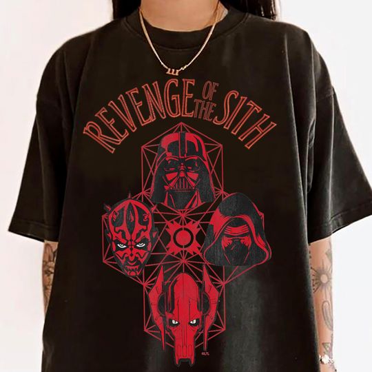 Revenge of the Sith Lords Darth Maul Vader Comfort Color T-Shirt, Valentine Gift, Trending Unisex Tee, Disneyland Vacation Trip Gift 2025