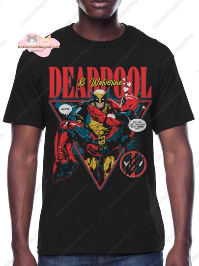 Deadpool And Wolverine Shirt, Wolverine Logan Tshirt, Cute Couple Tee, Movie Shirt