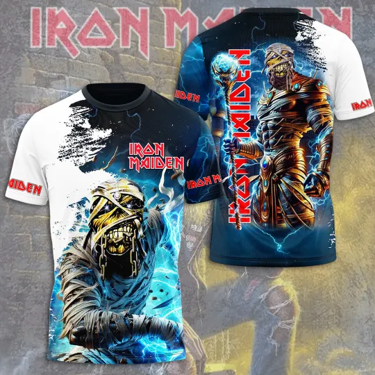 Iron Maiden Inspired Run For Your Lives World Tour 2025 – Licensed 3D T-Shirt