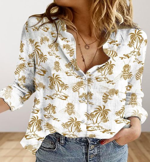 Honey Bee Shirt, Bee Keeper Women's Blouse, Mother's Day Gift