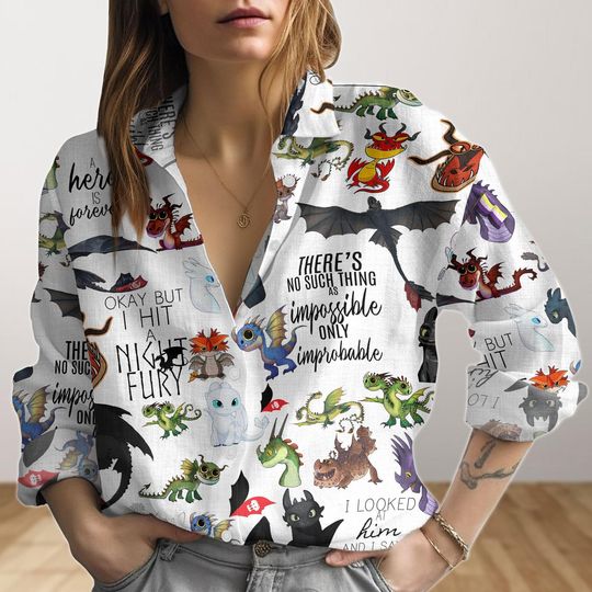How to Train Your Dragon Women's Blouse, Mother's Day Gift