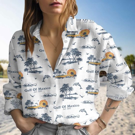 Gulf Of Mexico Women's Blouse, Mother's Day Gift