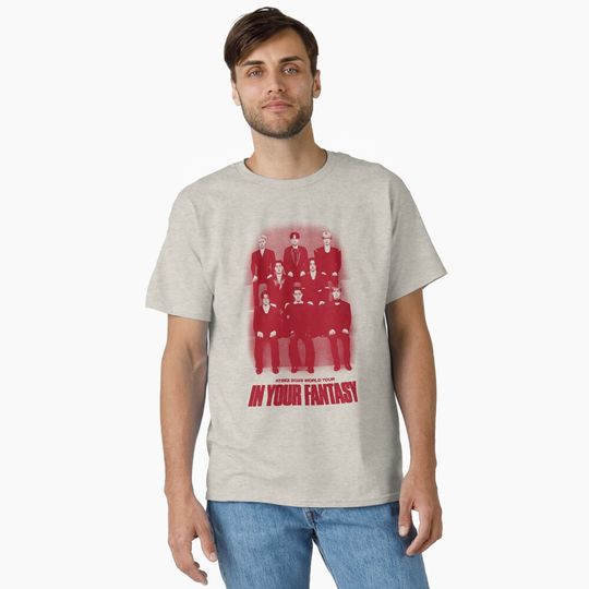 Ateez In Your Fantasy 2025 Tour Freebie Printable Kpop Merch Gift for ATINY, Hongjoong, Seonghwa, Mingi, Jongho, Yunho, Wooyoung, Yeosang, San Classic T-Shirt
