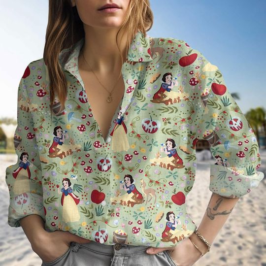 Snow White Women's Blouse, Mother's Day Gift