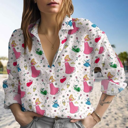 Sleeping Beauty Aurora Women's Blouse, Mother's Day Gift