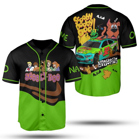 Scooby Doo Baseball Jersey, Scooby Doo Shirt, Scooby Doo Jersey, Scooby Halloween Jersey, Gifts For Her, Halloween Movies Shirt
