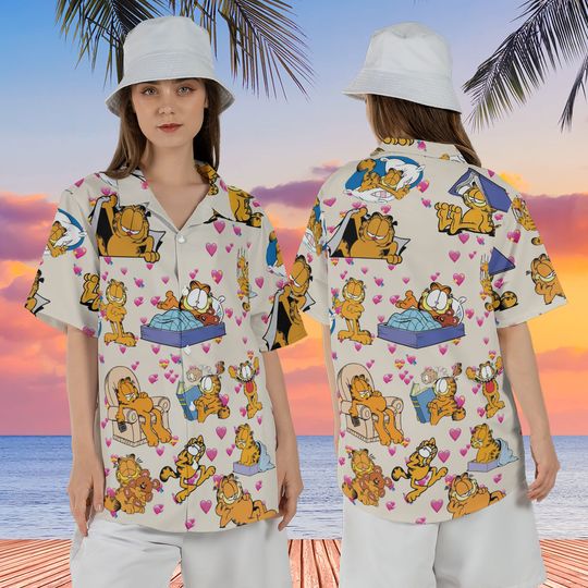 Garfield Hawaiian Shirt