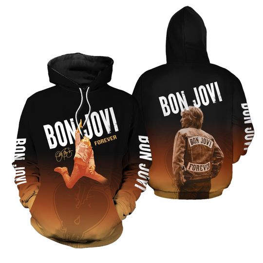 Jon Bon Jovi Hoodie, Vintage Bon Jovi Shirt, Bon Jovi Band Hoodie, Bon Jovi Concert 2024 Shirt, Bon Jovi Merch, Hard Rock Hoodie