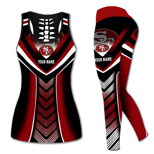 Personalized Hollow Tanktop or Legging for Fan /San Francisco 49ers-For Women