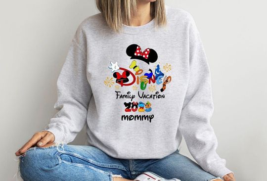 Custom Disney Vacation 2025 Matching Family Sweatshirt,Minnie Mickey Disney 2025 Shirt,Disney Family Trip 2025, Disney Heroes 2025 shirt