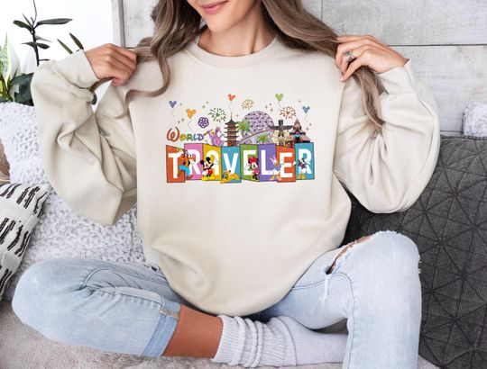 Disney World Traveler Shirt, Disney Epcot Shirt, Mickey and Friends Shirt, Disney Park Shirt, Disneyland Family Vacation 2025 Shirt