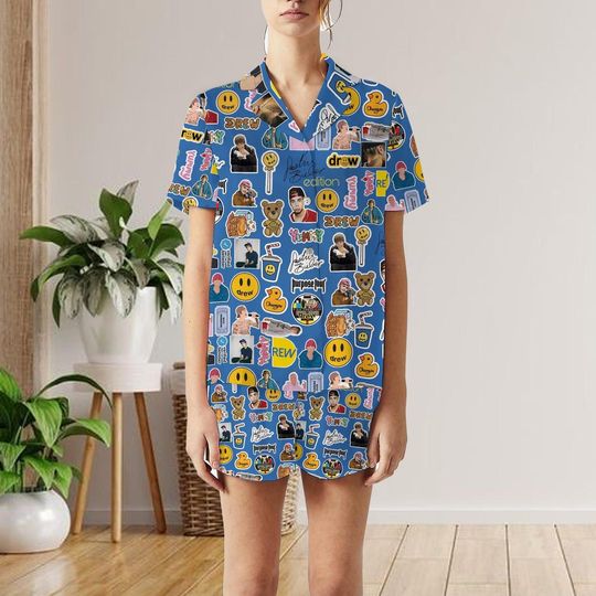 Justin Bieber short pajamas set, Believe Tour Justin Bieber Shirt, Justin Bieber pajamas, Justin Bieber gift for her