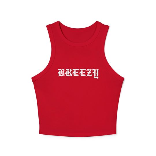 Women's BREEZY Inspired Tank Top, Concert Outfit for Chris Brown Fans, Summer 2025 Breezy Bowl Shirt