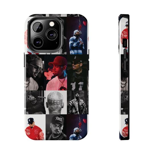 Chris Brown Urban Vibe Tough Phone Case - Street Art Style | Gift for Music Lovers, Trendy Accessories, Unique Phone Cover
