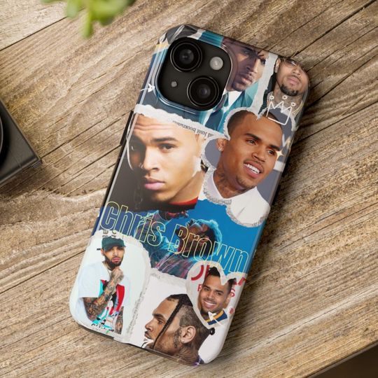 Chris Brown Phone Case | Chris Brown Fan Phone Caes | Chris Brown Fan Gif | Fan Merchandise