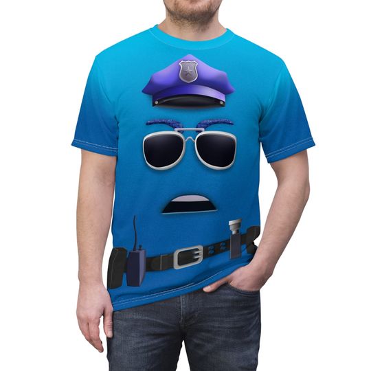 Security Man Sam Unisex Shirt, Inside Out 2 Character Costume, Halloween Party Outfit, Gift Idea for Pixar Movie Fans, runDisney Cosplay