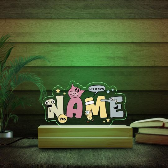 Elephant And Piggie Birthday Night light/Elephant And Piggie light/Elephant And Piggie light/Read More Book night light