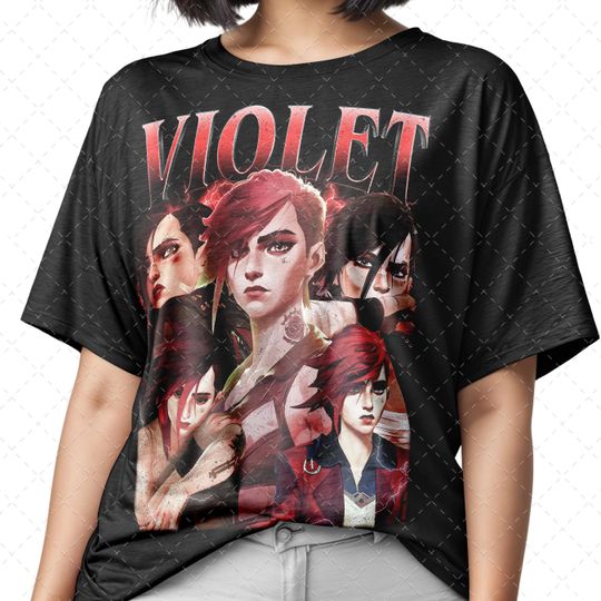 Arcane Violet Inspired Tee, Unisex T-Shirt with Violet, Fan Gift, Graphic Tee