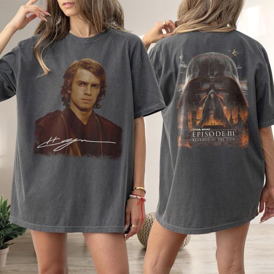 Two-sided Anakin Skywalker Shirt, Retro Revenge Of the Sith 20th Starwars Shirt, Episode III Revenge of The Sith Tee, Darth Vader T-Shirt