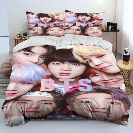 Kpop b-bts Bangtan Kim JIN Bedding Set