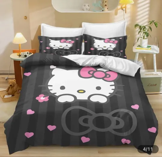Hello Kitty Bedding Set