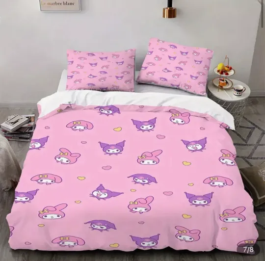 Kuromi My Melody Bedding Set