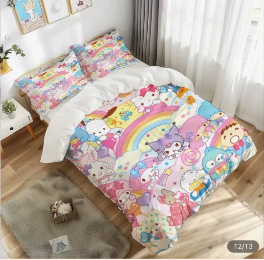Hello Kitty And Friends Bedding Set