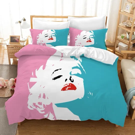 3D Marilyn Monroe Bedding Set