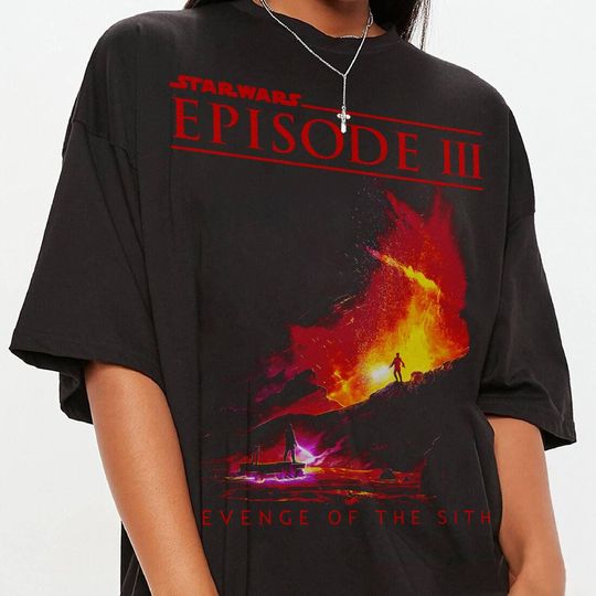 Vintage Washed Starwars 20th Anniversary Shirt, Revenge of The Sith Shirt, Starwars Shirt, Darth Vader Shirt, Galaxy's Edge Tee