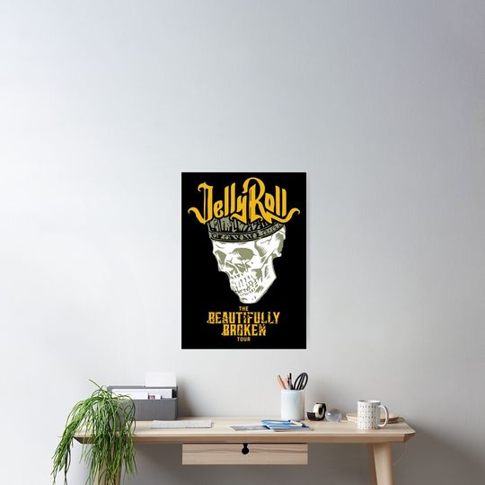 BEAUTIFULLY BROKEN TOUR JELLY ROLL Poster