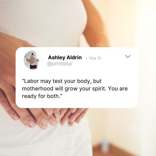 Encouraging quotes before giving birth - pregnancy blessings
