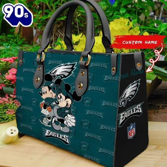 Philadelphia Football Team Eagless Leather Handbag Lovers Gift