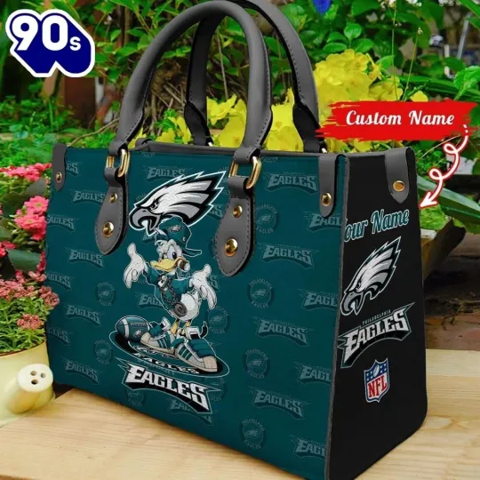 Philadelphia Football Team Eagless Leather Handbag Gift
