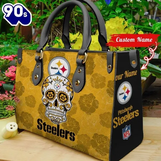 Pittsburgh Football Team Steelerss Leather Handbag Gift