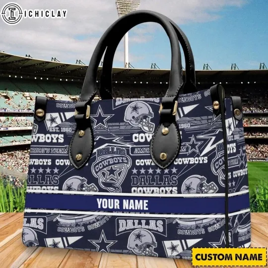 Dallas Football Team Cowboyss Leather Handbag Gift
